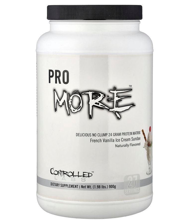 controlled labs PROmore™ Protein Matrix French Vanilla Ice Cream Sundae 1.98 lbs (900 g)