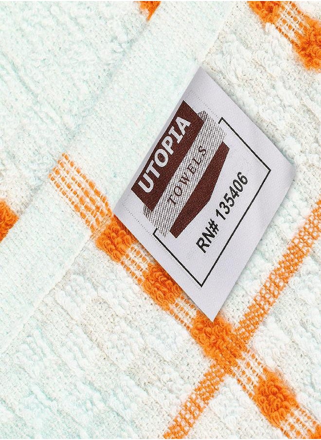 Utopia Towels - Utopia Towels Kitchen Towels [12 Pack], 15 x 25 Inches, 100% Ring Spun Cotton Super Soft and Absorbent Linen Dish Towels, Tea Towels and Bar Towels Set (Orange) - Image 1