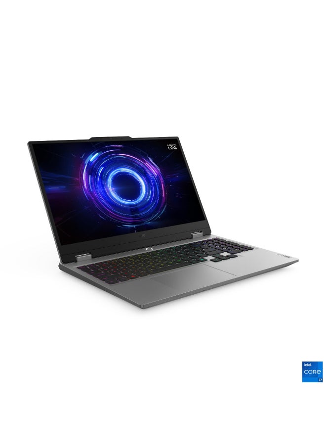 Lenovo LOQ (Upgraded Version) Gaming Laptop With 15.6 Inch Full HD (1920x1080) Display, Core i7-13700HX Processor/16GB RAM DDR5/512GB SSD/8GB Nvidia GeForce RTX 5050 Graphics/Windows 11/ English/Arabic Luna Grey - Image 2