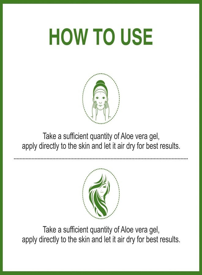 She Essentials Aloe Vera Gel For Face, with Pure Aloe Vera & Cucumber Extract for Skin and Hair - 200ml - Image 3