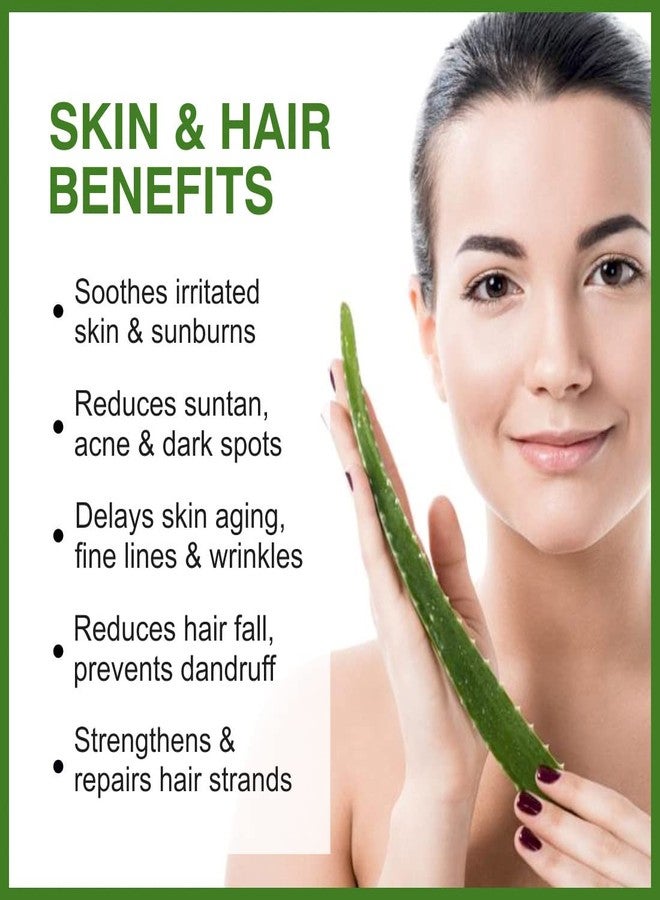 She Essentials Aloe Vera Gel For Face, with Pure Aloe Vera & Cucumber Extract for Skin and Hair - 200ml - Image 4