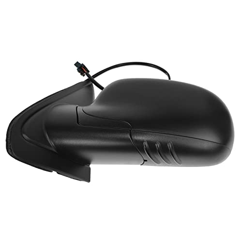 TRQ Driver Side Mirror Assembly Electric Adjustment Heated No Memory Black Compatible with 2006-2009 Chevrolet Trailblazer 2006-2008 Isuzu Ascender GM1320331 - Image 4