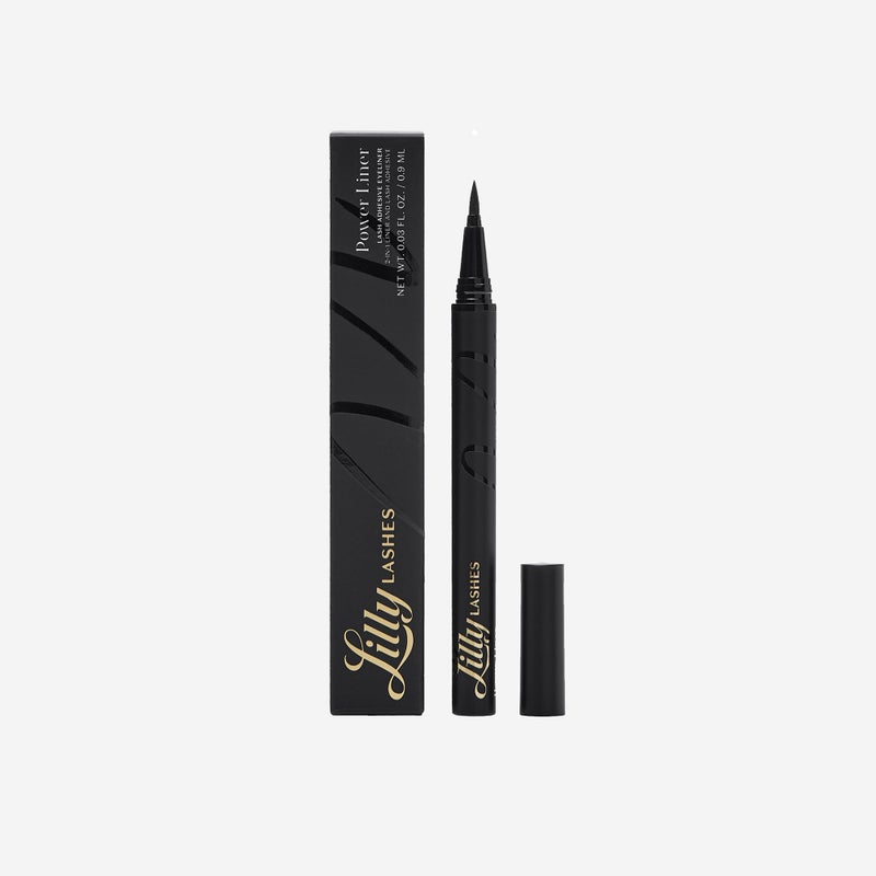 Lilly Lashes 2-in-1 Eyeliner and Lash Adhesive, Black, Waterproof, Long-lasting - Image 1