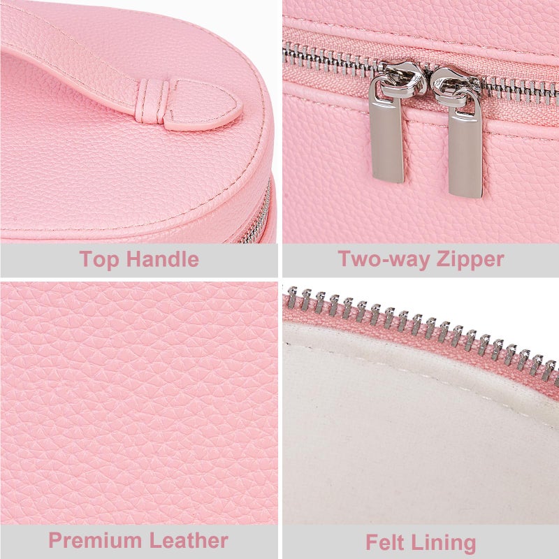 Yfgbcx Makeup Bag Vanity Case With Removable Divider Travel Toiletry Bag Portable Cosmetic Bag Makeup Organizer Case - Image 5