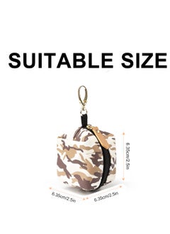 Excefore Pacifier Holder Case with Clip Stylish Pacifier Storage Container Protective Clean Baby Bag Accessory Multifunctional Square Bag Deposit Coins Small Object for Newborns Infants Toddlers 2 PCS  - Image 2