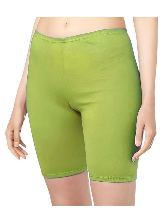 Dahab Cotton Basic Elastic Undershort For Womenint Green - Image 2