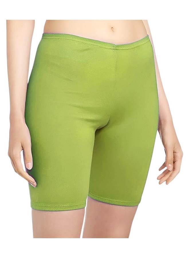 Dahab Cotton Basic Elastic Undershort For Womenint Green - Image 1