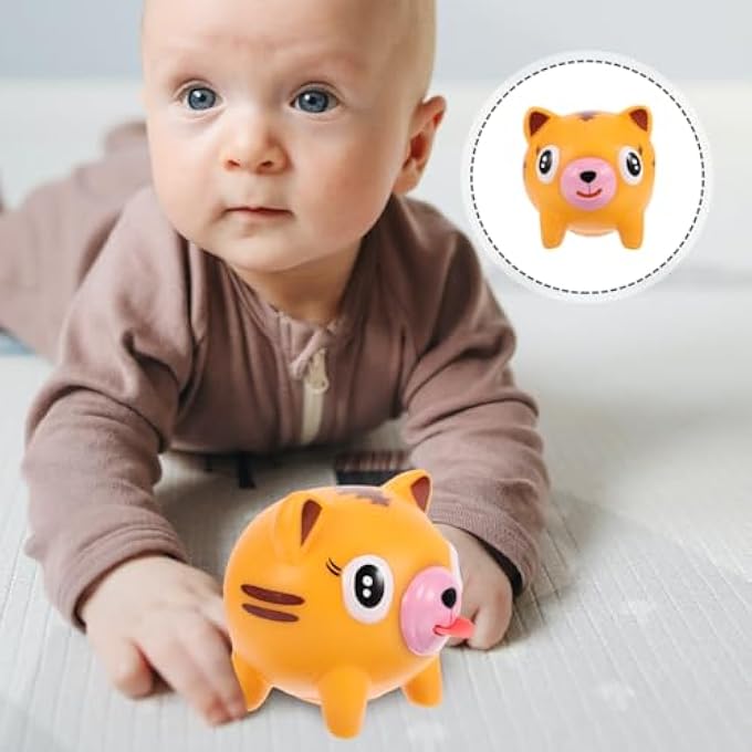 VICASKY Squeaky Toy Tongue Made of Soft PVC Material Practical Relief Toy for Boys Girls Small and Easy to Carry Great Decompression Toy with Animal Shape - Image 5
