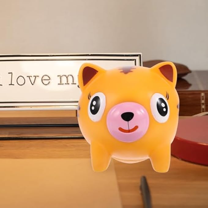 VICASKY Squeaky Toy Tongue Made of Soft PVC Material Practical Relief Toy for Boys Girls Small and Easy to Carry Great Decompression Toy with Animal Shape - Image 2