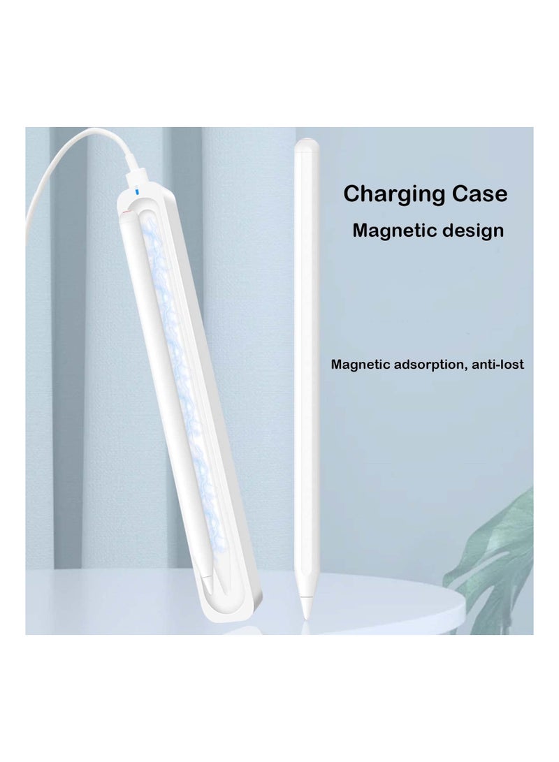 Magnetic Wireless Charging Dock for Apple Pencil 2nd Generation, Includes Charging Case, USB Cable, LED Indicator, and Anti-Slip Base for Convenient Charging.  - Image 2