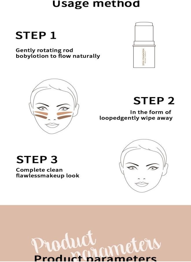 Contouring pen, contour pen highlighter, contouring stick, concealer contour, concealer contouring and highlighter in one, body and face highlight contour bronzer pen, creamy texture (#01)