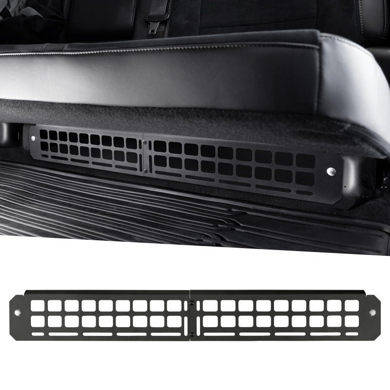 TECHPICCO Seat Bottom Divider Panel Compatible with Ford F150 2015Raptor 2015Super Duty 2017 Under Seat Console Storage Compatible with F150 Accessories Black