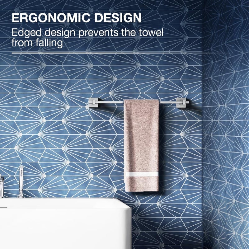 Kohler Kohler Towel Rod 450mmSS304 Stainless Steel 2 Years Warranty Brushed Steel Finish Easy to use Ergonomic Design 17kg Load Bearing Capacity  - Image 3