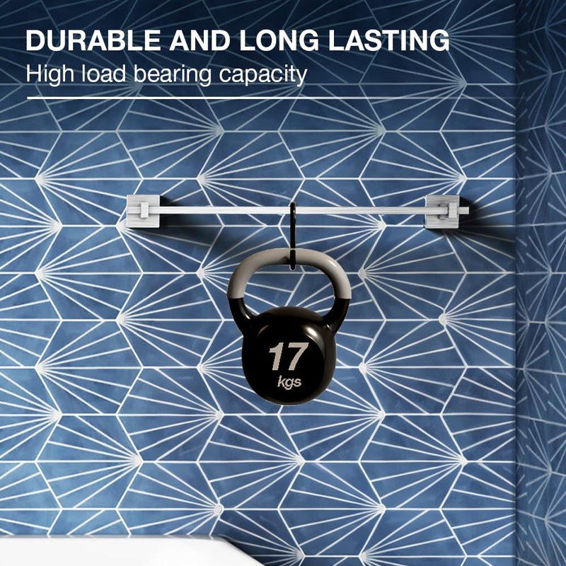 Kohler Kohler Towel Rod 450mmSS304 Stainless Steel 2 Years Warranty Brushed Steel Finish Easy to use Ergonomic Design 17kg Load Bearing Capacity  - Image 4