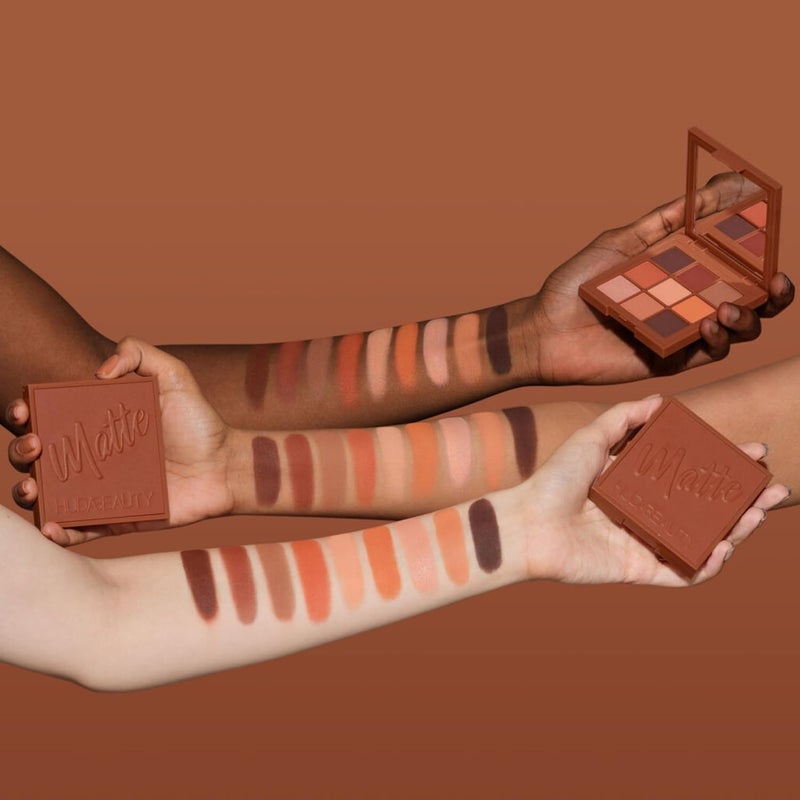 Huda Beauty Matte Warm Obsessions Eyeshadow Palette - Image 5