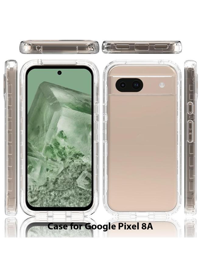 جرين تايجر جراب لهاتف Google Pixel 8a مقاوم للصدمات شفاف متدرج اللون مصنوع من مادة البولي يوريثين الحراري + جراب هاتف من مادة البولي يوريثين الحراري - Image 2