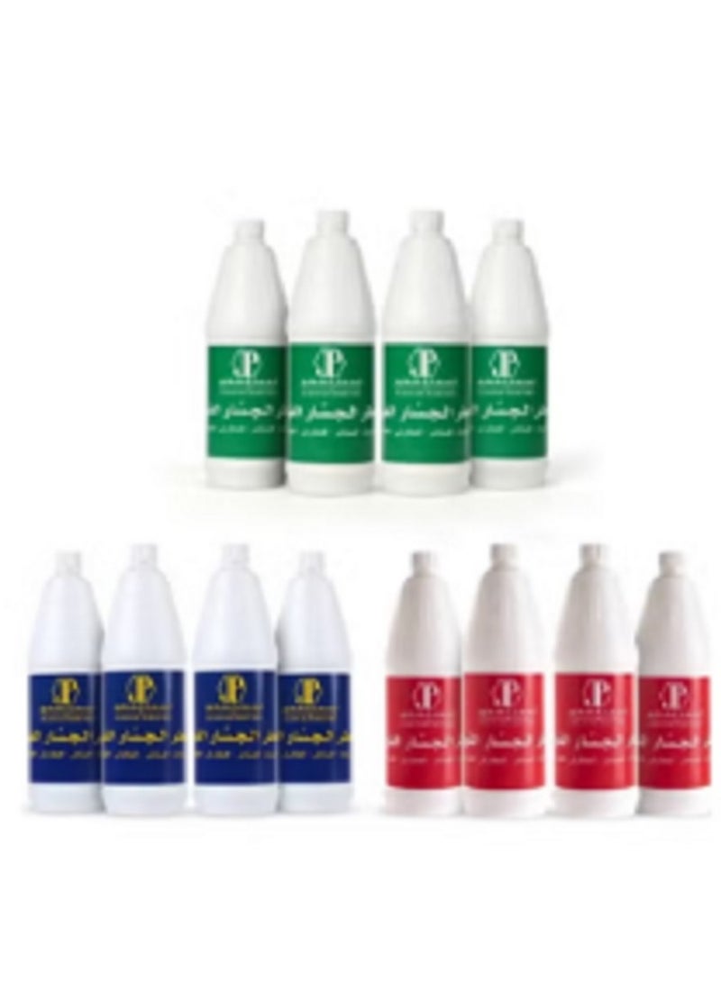 Al-Jassar Al-Fawah freshener for floors, curtains, bedding, and diffusers, green, 1 liter  - Image 2