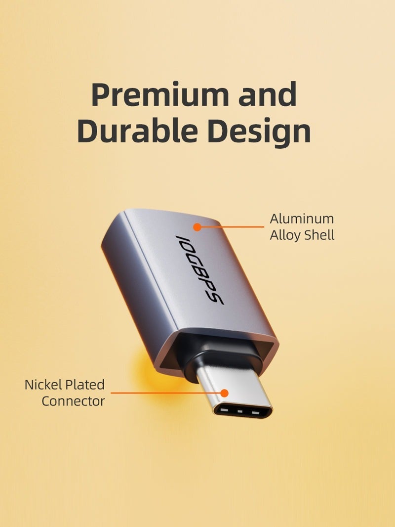 CABLETIME 10GBPS USB C 3.2 MALE TO USB A FEMALE OTG ADAPTER COMPITABLE WITH MACBOOK PRO - Image 5