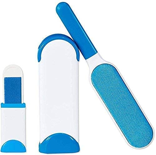 Ezalla Double-Sided Standard-Size Pet Hair Remover| Cat and Dog Fur Lint, Fluff from Carpet, Car Seat, Couch, Clothing, Bedding, Fabric Pet Fur Remover Reusable Lint Remover Brush [ Pack of 1] - Image 1
