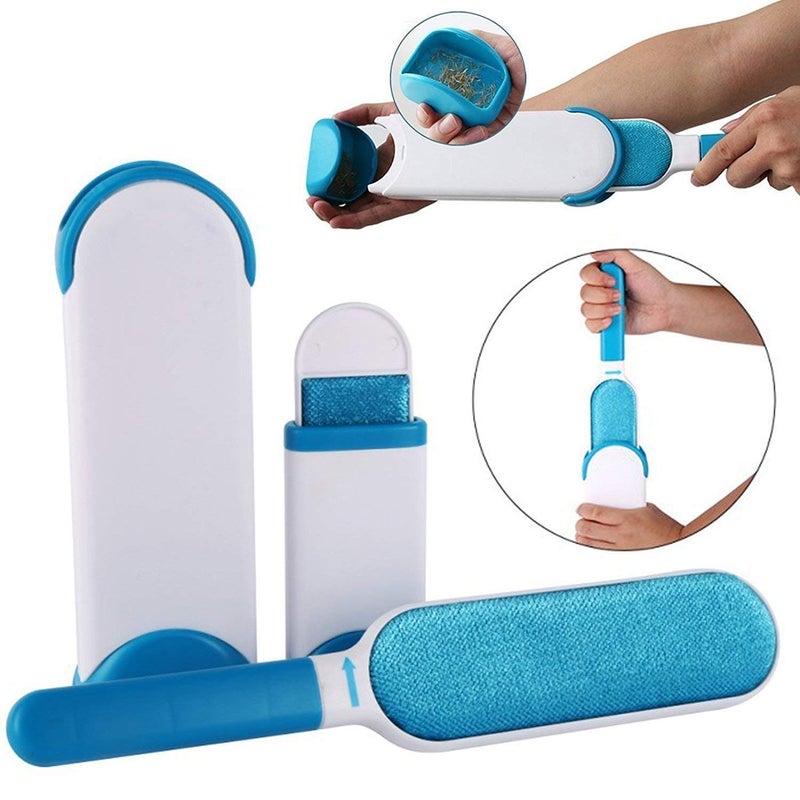 Ezalla Double-Sided Standard-Size Pet Hair Remover| Cat and Dog Fur Lint, Fluff from Carpet, Car Seat, Couch, Clothing, Bedding, Fabric Pet Fur Remover Reusable Lint Remover Brush [ Pack of 1] - Image 4