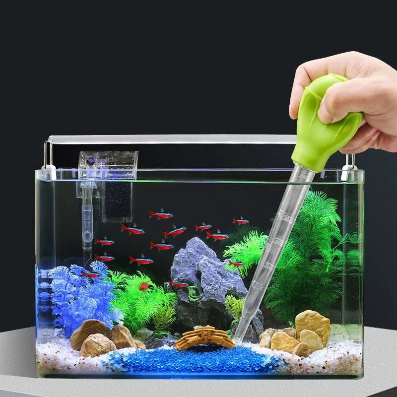 Aquarium Cleaning Pipette with Bulb, Siphon Doser for Water Transfer - Image 1