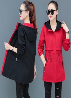 Women 'S Windbreaker Jacket Ladies Spring And Autumn Hooded Windbreaker Jacket