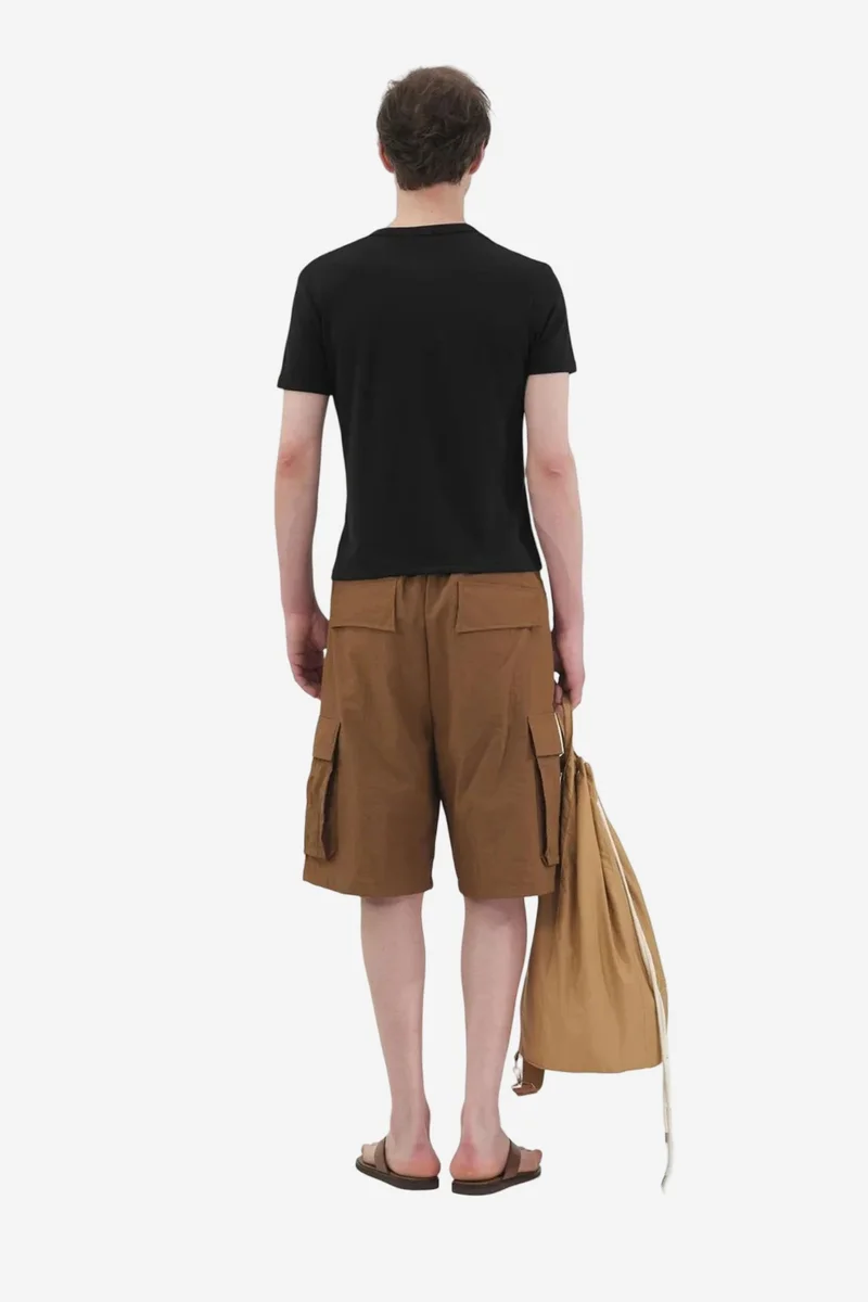 GIESTO Slim Fit Crew Neck Button T-Shirt