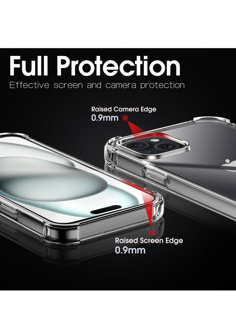 Houmt - iPhone 15 Plus Case 6.7 Inch Ultra Slim Case Soft TPU Material with 4 Corners Bumper Shockproof Protection Anti-Scratch Anti-Drop Cell Phone 15 Plus Case iPhone 15 Plus Cover Clear - Image 1