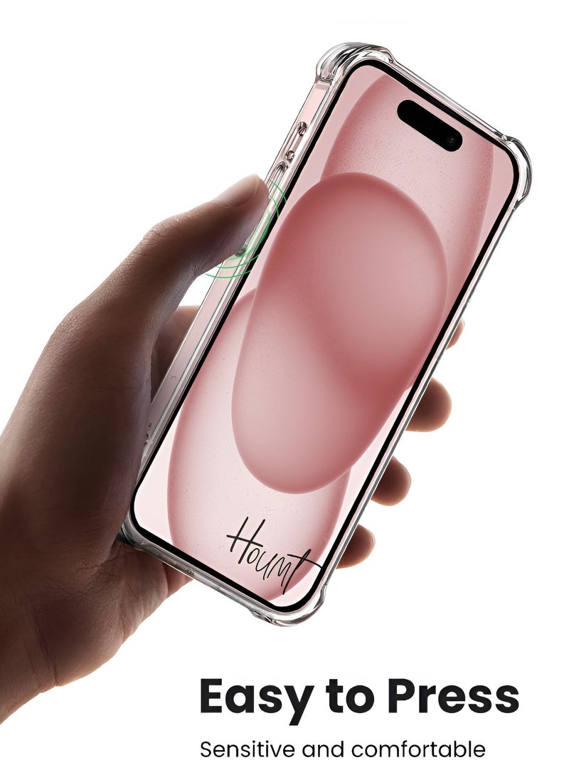 Houmt - iPhone 15 Plus Case 6.7 Inch Ultra Slim Case Soft TPU Material with 4 Corners Bumper Shockproof Protection Anti-Scratch Anti-Drop Cell Phone 15 Plus Case iPhone 15 Plus Cover Clear - Image 1