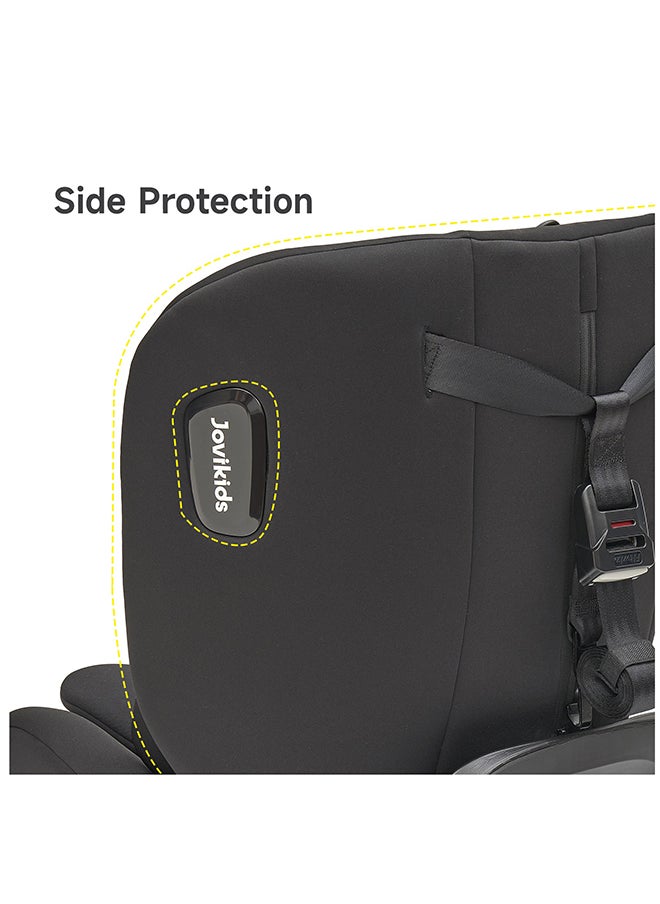 Jovikids - Rotating Ranger TT ISOFIX Car Seat 360° For Baby, 40 - 150 CM, 0- 12  Years, ECE R129/E4 I-size, Fixations ISOFIX, Top Tether - Black - Image 1