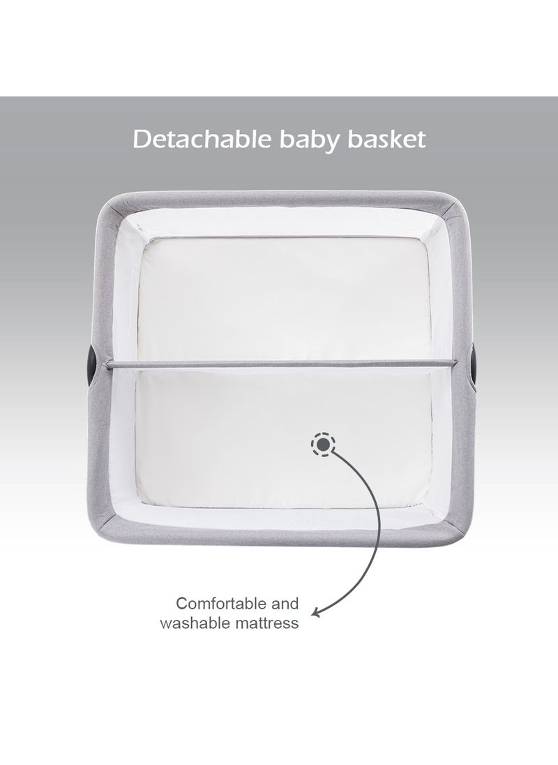 Teknum FELLOW 2 Twin Bedside Crib Bassinet - Grey - pzsku/Z3F2963D116B1C85CC2D7Z/45/_/1718348601/f970002d-c5a6-4037-ad96-9cac554af41a