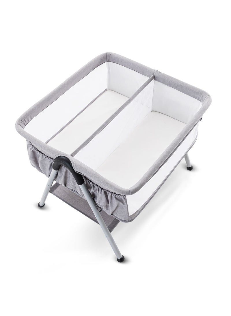 Teknum FELLOW 2 Twin Bedside Crib Bassinet - Grey - pzsku/Z3F2963D116B1C85CC2D7Z/45/_/1718348672/446c5e78-0080-4680-9b2b-e412da02dc11