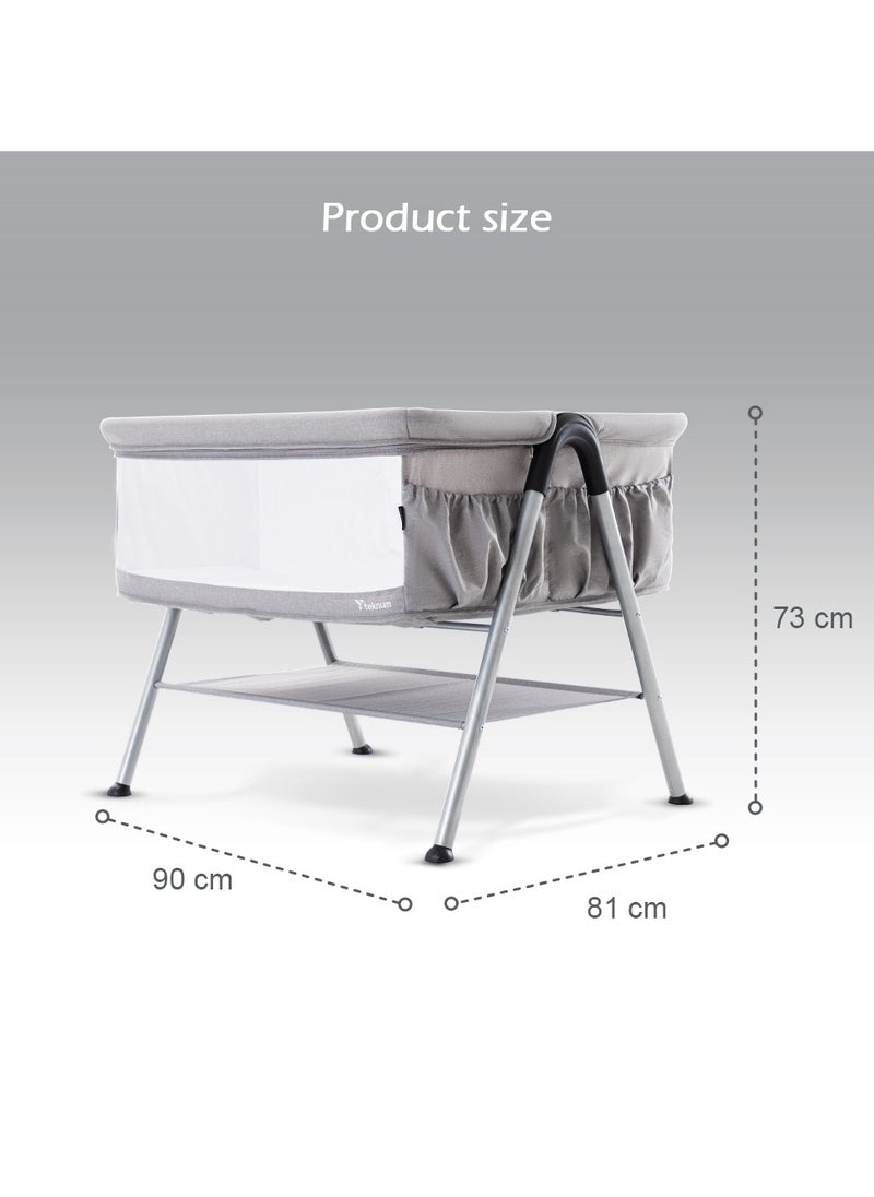Teknum FELLOW 2 Twin Bedside Crib Bassinet - Grey - pzsku/Z3F2963D116B1C85CC2D7Z/45/_/1718348673/34feb36d-c22c-48a4-b3ef-34304051c442