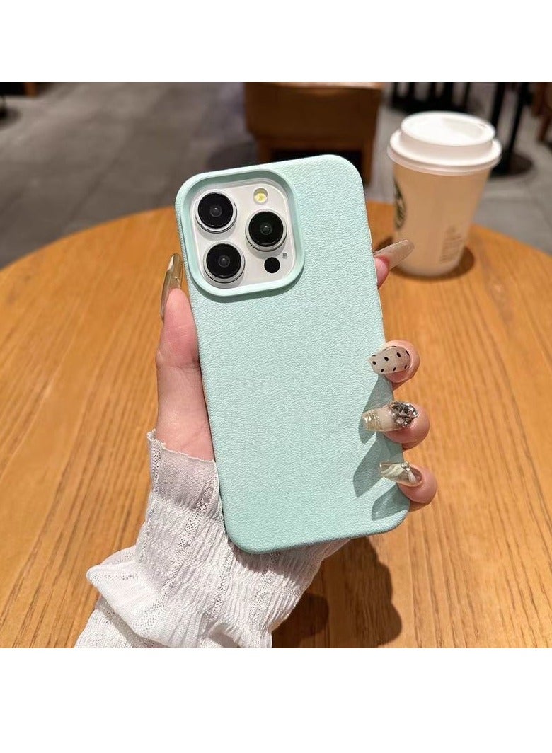 NIBEMINENT Dermal Ridges Protective TPU Case Cover For iPhone 15 Pro, Light Blue