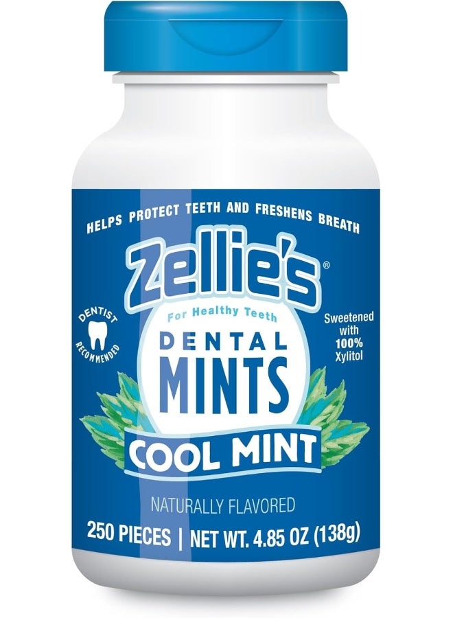 Zellies Cool Mint Mints, 250 count jar - Image 1