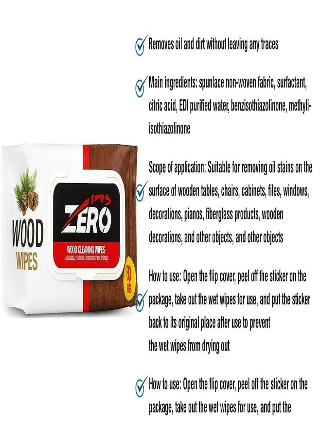 LSARIMO Wood Cleaning Wipes | Furniture Polish & Shine Wipes | Removes Dust, Fingerprints & Stains | Ideal for Tables, Cabinets, Doors, Wardrobe & Wooden Surfaces. (50 Pcs) - Image 4