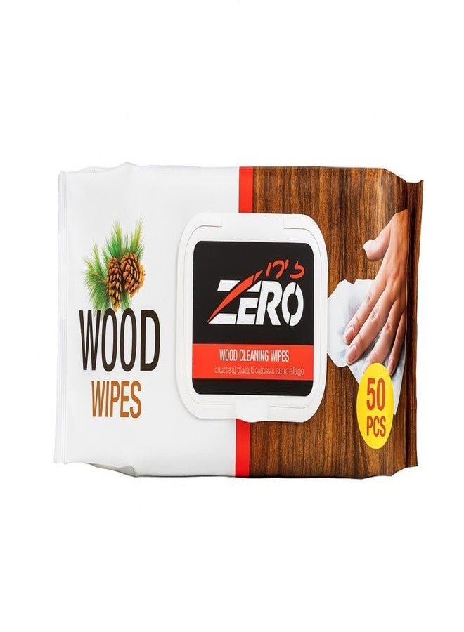 LSARIMO Wood Cleaning Wipes | Furniture Polish & Shine Wipes | Removes Dust, Fingerprints & Stains | Ideal for Tables, Cabinets, Doors, Wardrobe & Wooden Surfaces. (50 Pcs) - Image 1