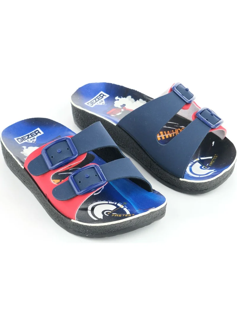Gezer Summer Boy's Two Buckle Adjustable Slippers