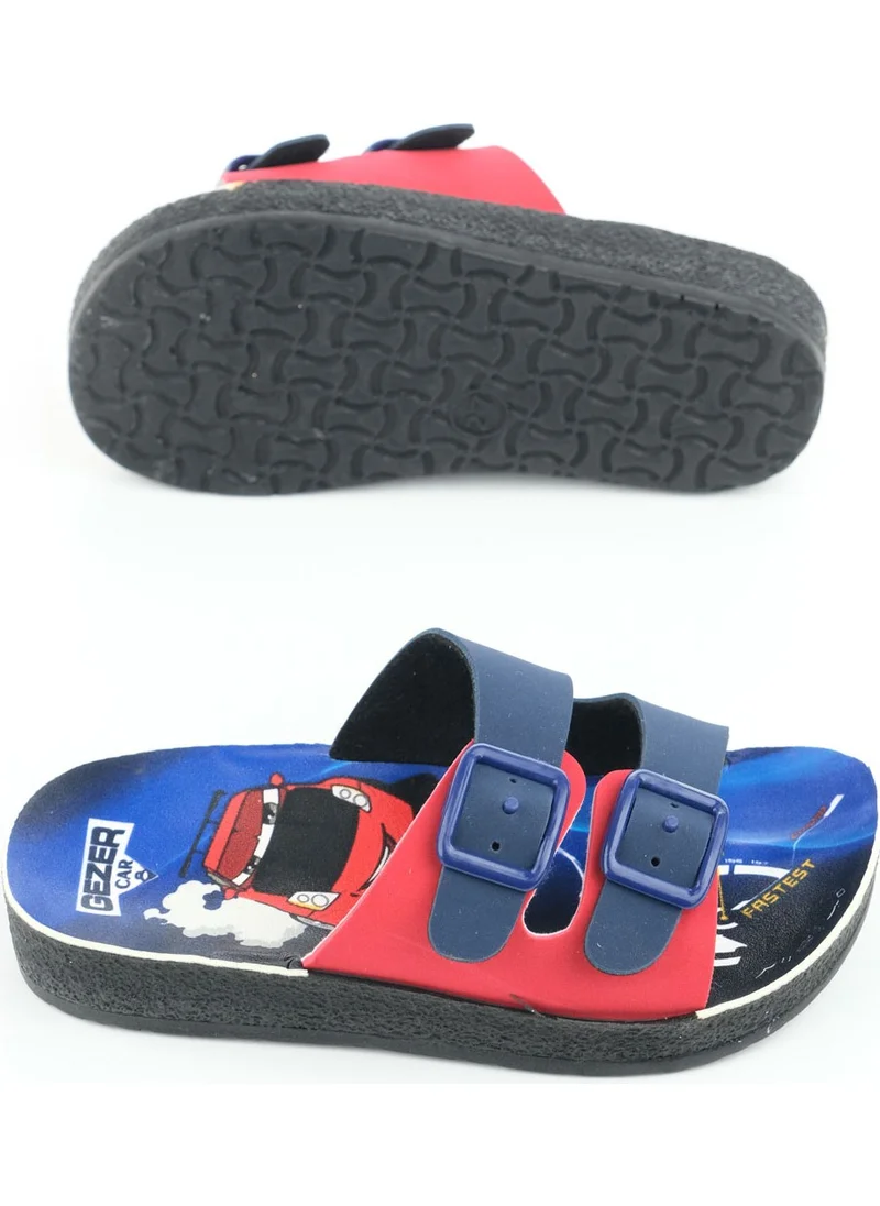 Gezer Summer Boy's Two Buckle Adjustable Slippers