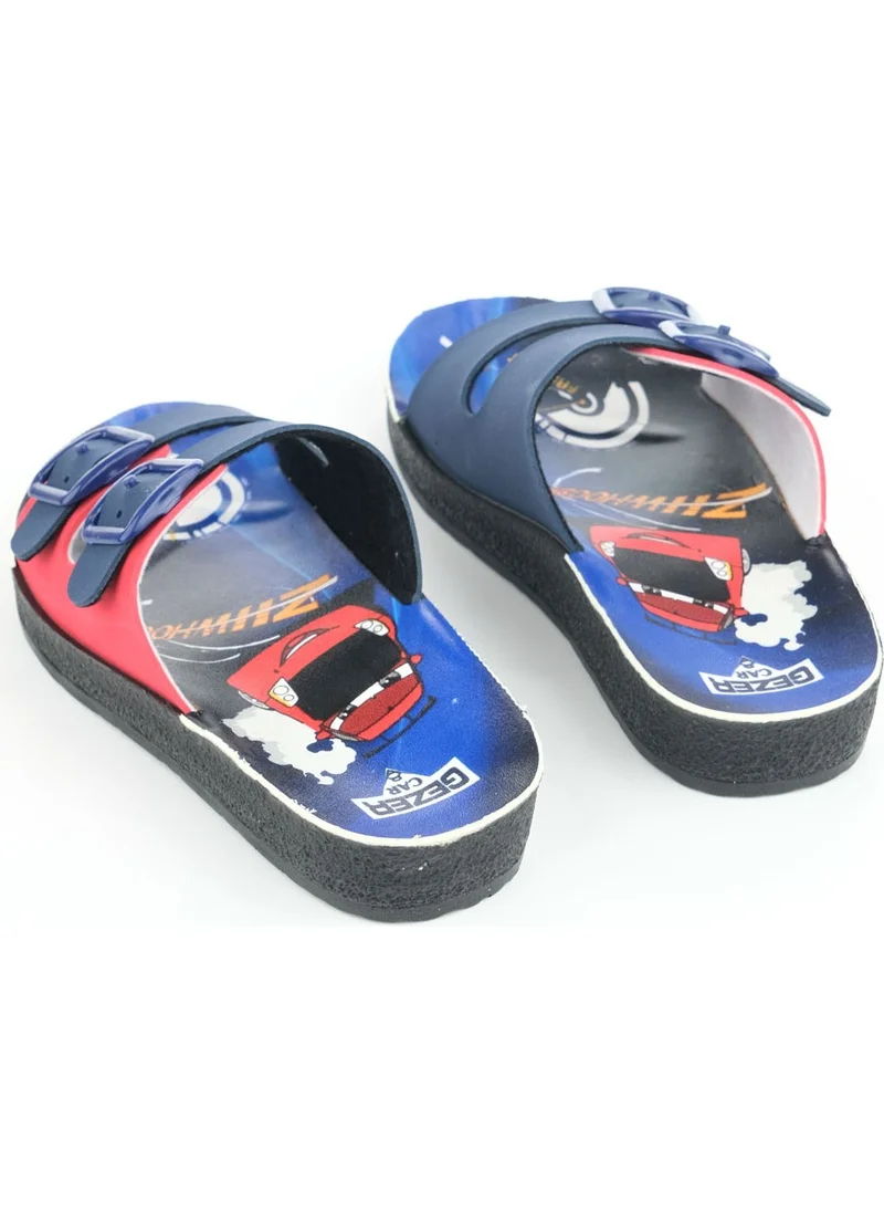 Gezer Summer Boy's Two Buckle Adjustable Slippers