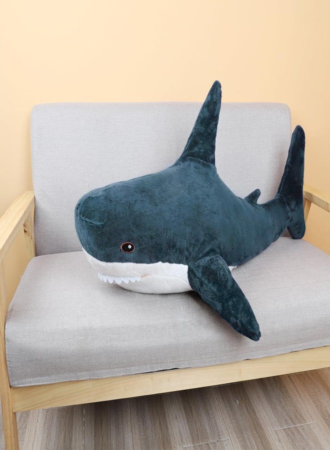 MUPI Shark Stuffed Animal Plush 11" Cute Shark Toy Plush Pillows Soft Cotton Sharks Plushies Ocean Sea Animal Doll Gifts for Boys Girls Kids Adults（Navy Blue） - Image 5