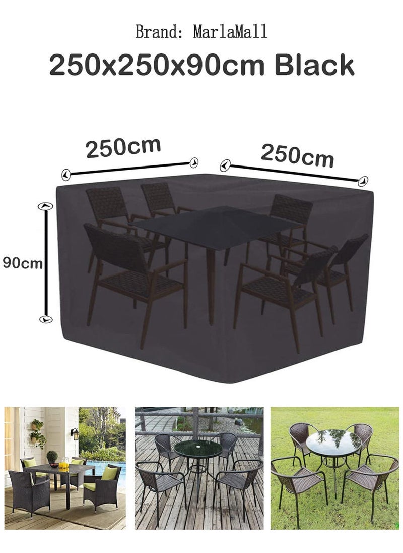 Outdoor Furniture Cover 250x250x90cm Black 210D - pzsku/Z3F29C1054B9A54550B36Z/45/_/1657265922/e7535849-cc1f-4100-b423-ae74cf76a92e