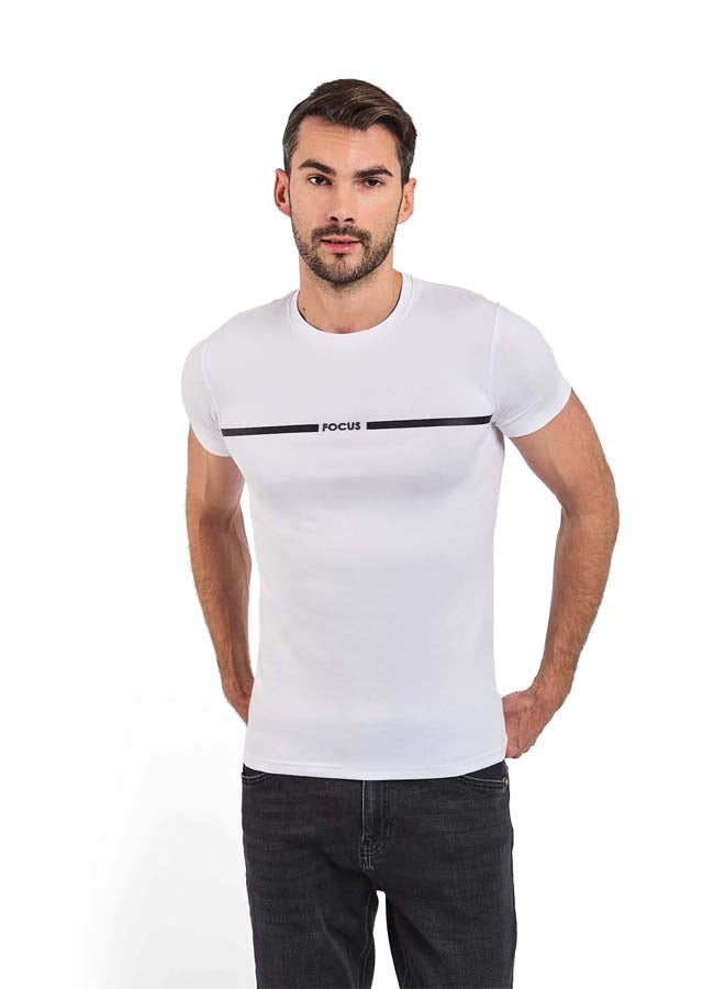 DALYDRESS Modern Fit Crew Neck Cotton T-Shirt - Image 1