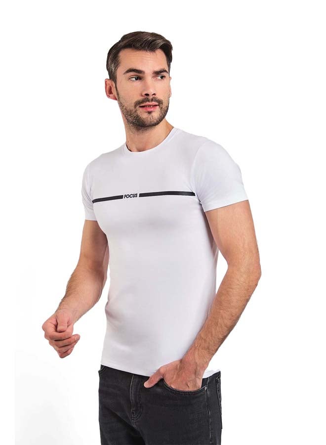 DALYDRESS Modern Fit Crew Neck Cotton T-Shirt - Image 3