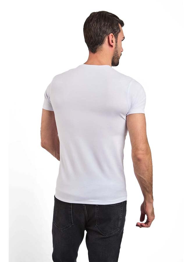 DALYDRESS Modern Fit Crew Neck Cotton T-Shirt - Image 4