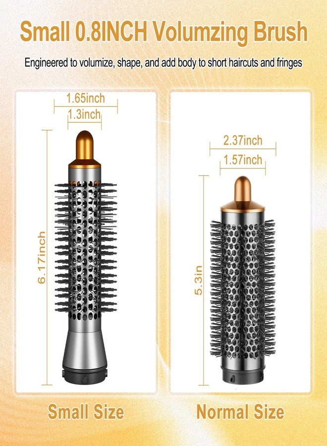 ZEPHBLOW Small Round Volumizng Brush for Dyson Airwrap, 20MM Smaller Round Brush Compatible with Airwrap Styler for Adds Hair Body Shape Volume, Hair Volumizing Attachment Replacemet for NO.971893-03 - Image 2