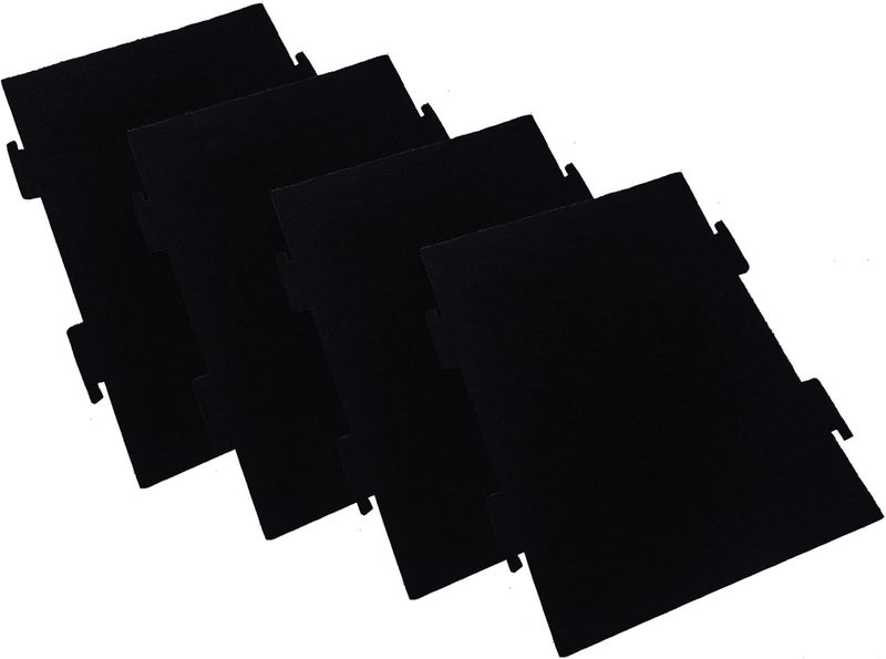 BOTNA Replacement Activated Charcoal Filter Fit for Range Microwave Hood Vent-Compatible with Whirlpool KitchenAid W11282981 KMLS311HBL,4 Pack - Image 1