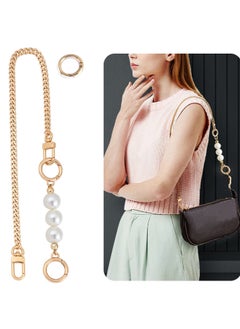 23-Inch Gold Purse Chain with Spring O-Ring Buckle - Universal Tote and Satchel Chain Extender, Perfect Replacement Strap for Women’s Bags, Ideal Gift Option