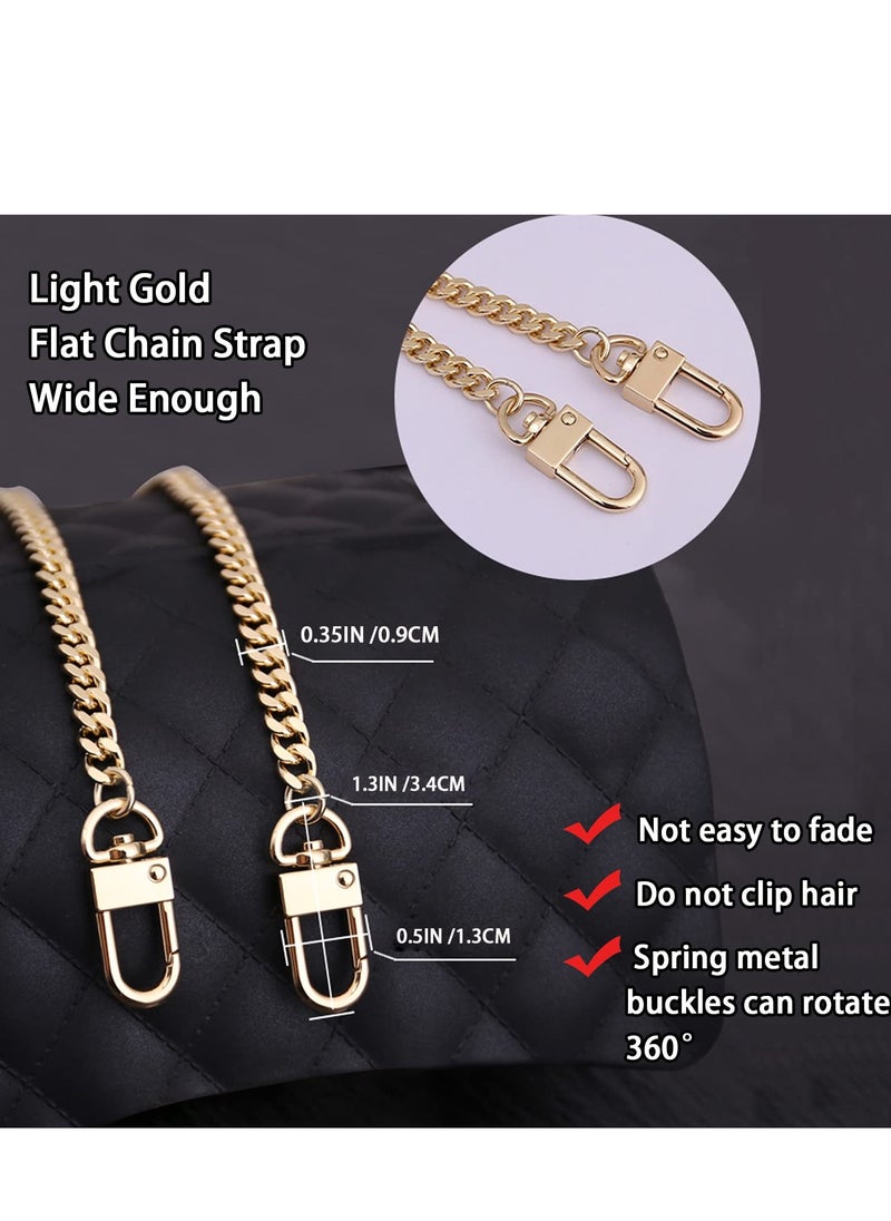 Generic - 23-Inch Gold Purse Chain with Spring O-Ring Buckle - Universal Tote and Satchel Chain Extender, Perfect Replacement Strap for Women’s Bags, Ideal Gift Option - Image 1