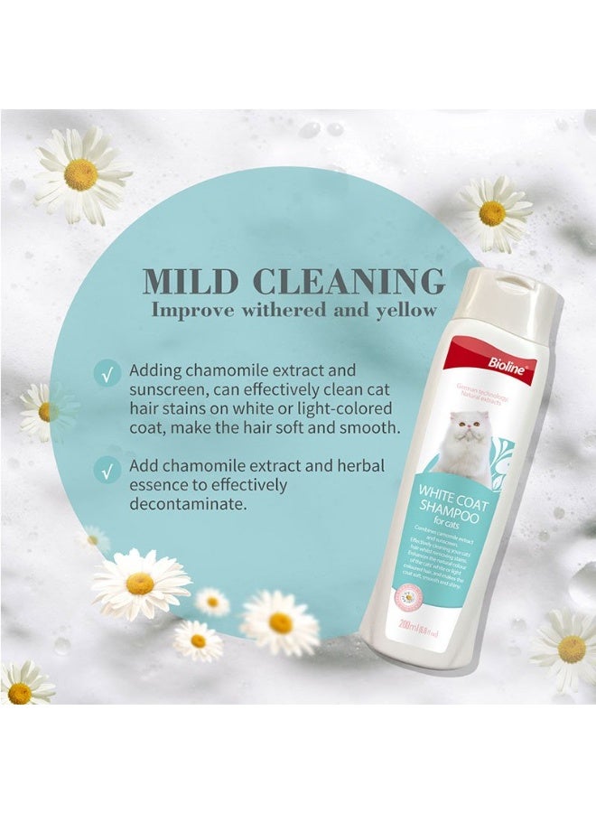 Bioline White Coat Shampoo For Cat 200 Ml, Multicolor - Image 3